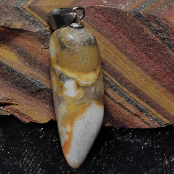 Spherulitischer Rhyolith Anhänger